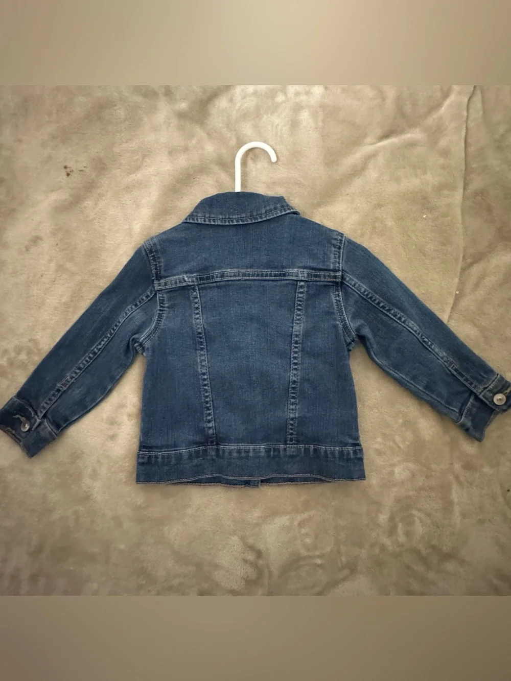 wonder nation Dark Blue Denim Jacket with Heart Pockets